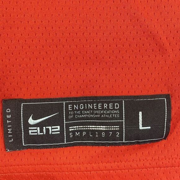 Ohio State Buckeyes Jersey Mens Large Red #1 Basketball Nike Dri Fit Elite Sewn - Picture 7 of 11